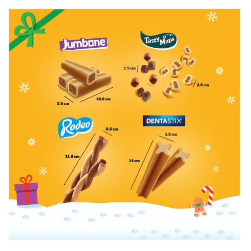 Pedigree Pet Treat Advent Calendar, 15 full sized treats, full case deal
